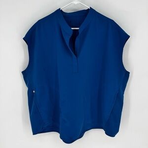 Figs medical, scrubs Vibrant Blue Blouse